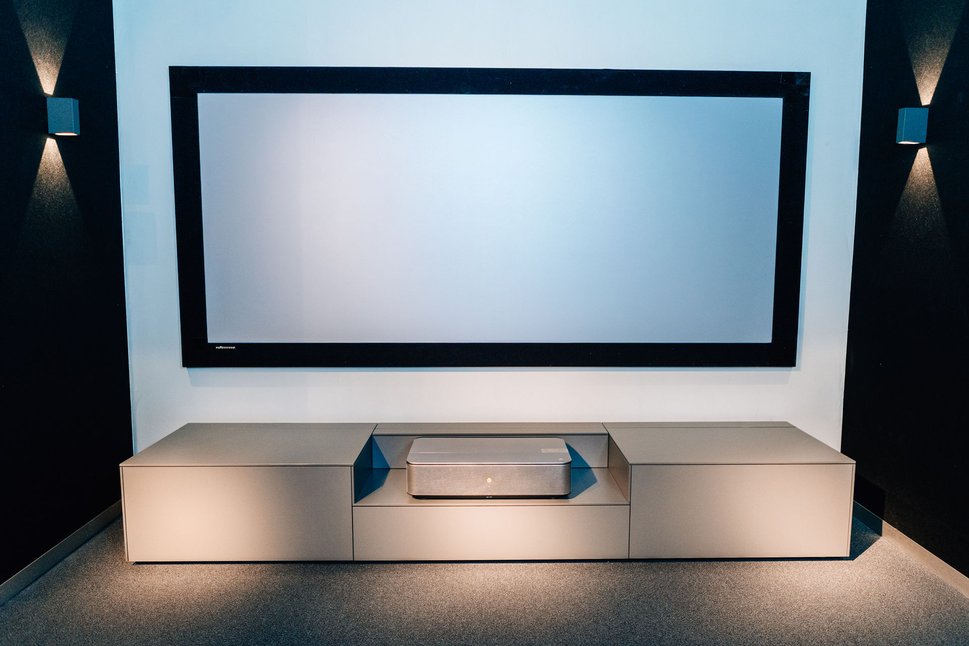 Monaco Movie280 Universal Laser-TV Heimkinomöbel open