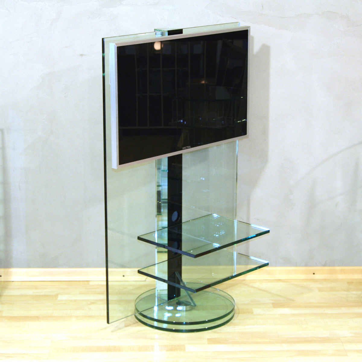 glassconcept_fly_drehbares_glasmbel_1BkTPLxyYrBUd8 Glass Concept Fly drehbares TV-Glasmöbel