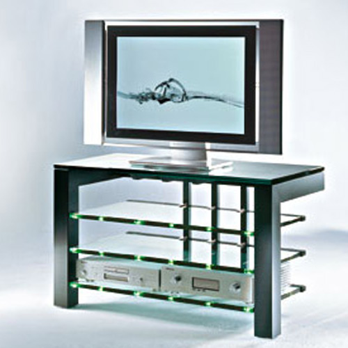 schroersschroers_focus110_hifi-rack_black_clearlAXiND1xvJNZG Schroers & Schroers TV-Möbel Focus 110-Plus
