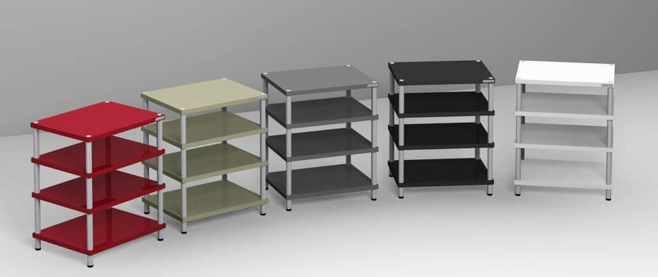 Creaktiv_Trend_1-4_HG_alle_2 Creaktiv Trend 1 Hifi Rack High Gloss