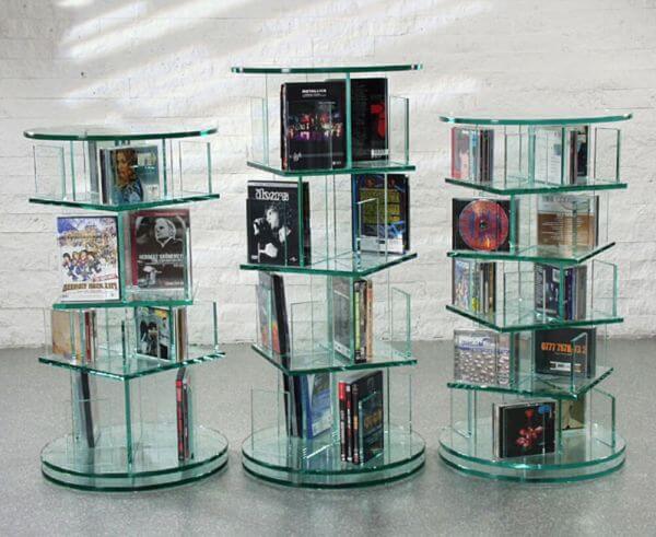 Glass Concept CD-Archiv Glasmöbel