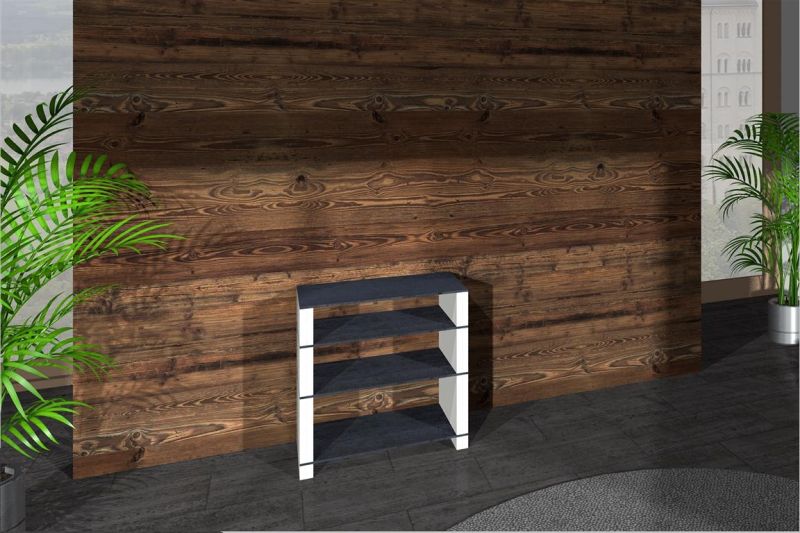 Monaco Hifi-Rack Ferrum 700 Oberfläche Echtholz | Kernbuche Roh Natur ...